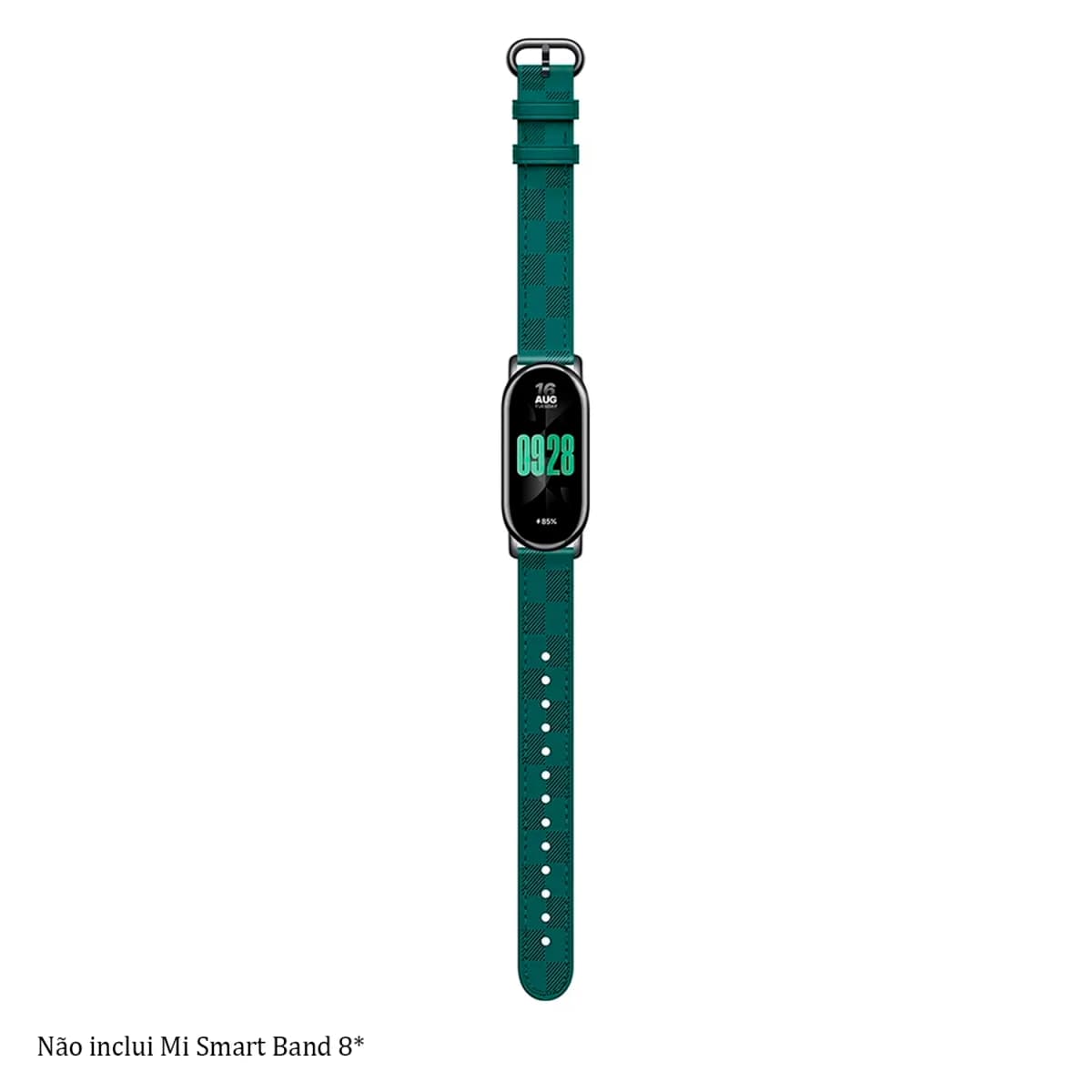 Pulseira Xiaomi Checkered Strap BHR7308GL para Smart Band 8 - Verde
