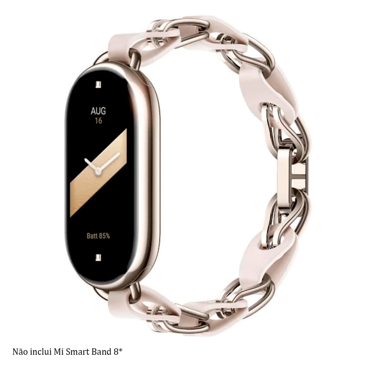 Pulseira Xiaomi Chain Strap BHR7313GL para Smart Band 8 - Branco