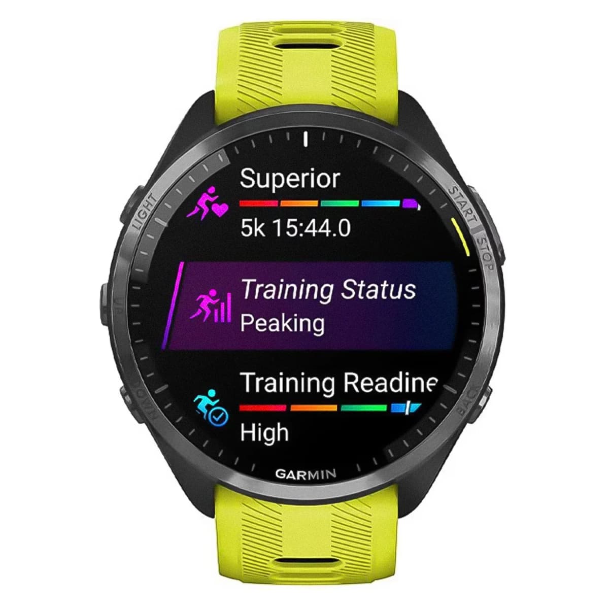 Smartwatch Garmin Forerunner 965 010-02809-02 - Amarelo e Preto