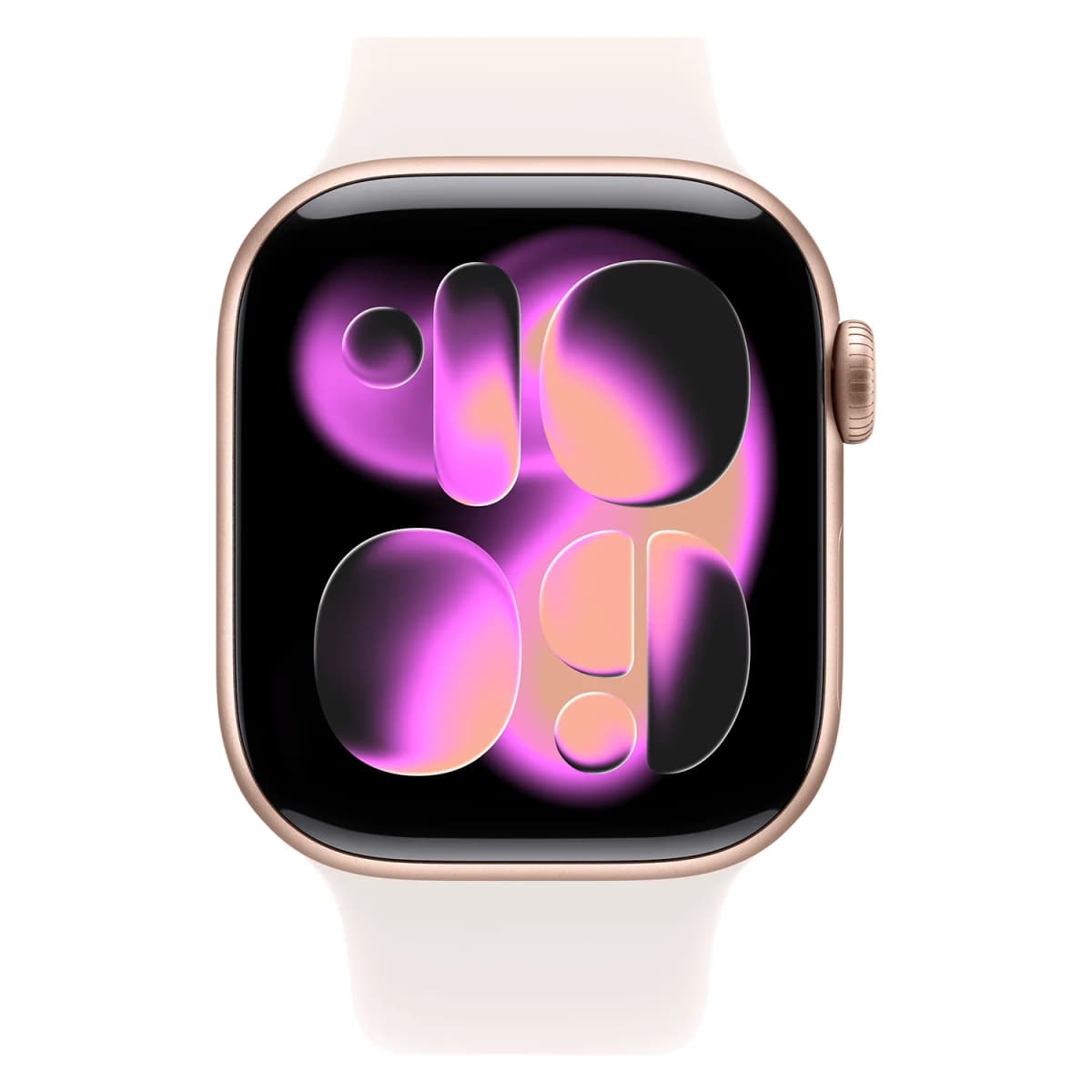 Apple Watch Series 11 MEV74LW/A Caixa Alumínio 46mm Ouro Rosa - Esportiva Blush Claro M/L