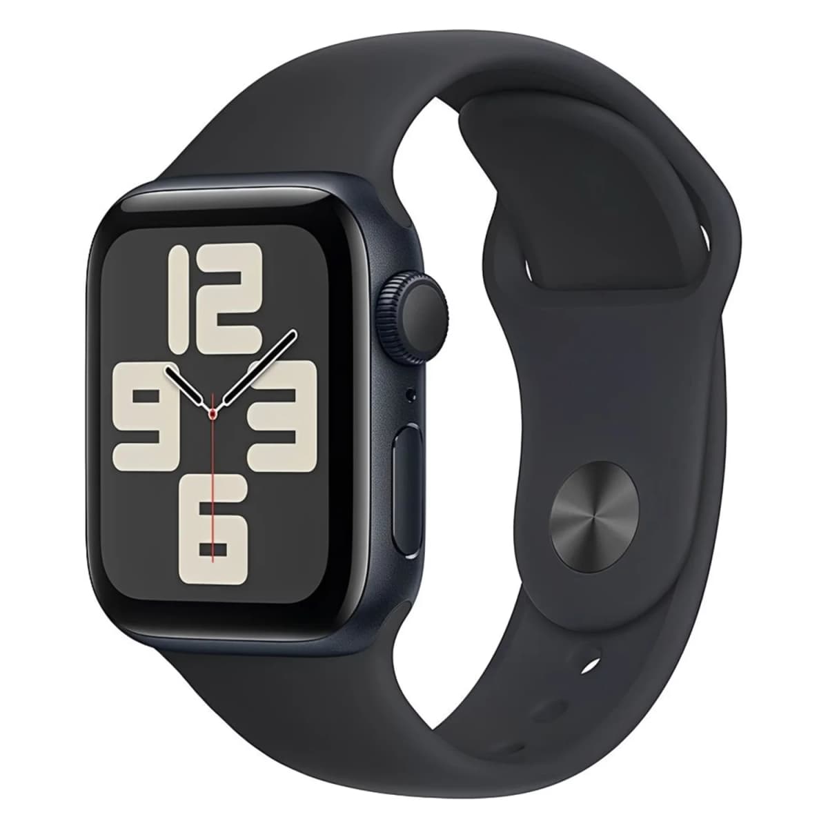 Apple Watch SE 2 2024 MXEK3HN/A Caixa Alumínio 44mm Meia noite - Esportiva Meia Noite M/L