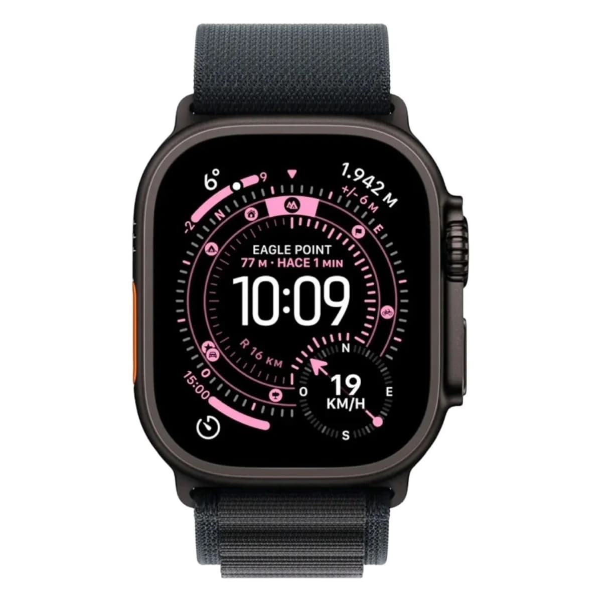 Apple Watch Ultra 3 MF0V4AF/A Celular + GPS Caixa Titânio Preto 49mm - Loop Alpine Preto