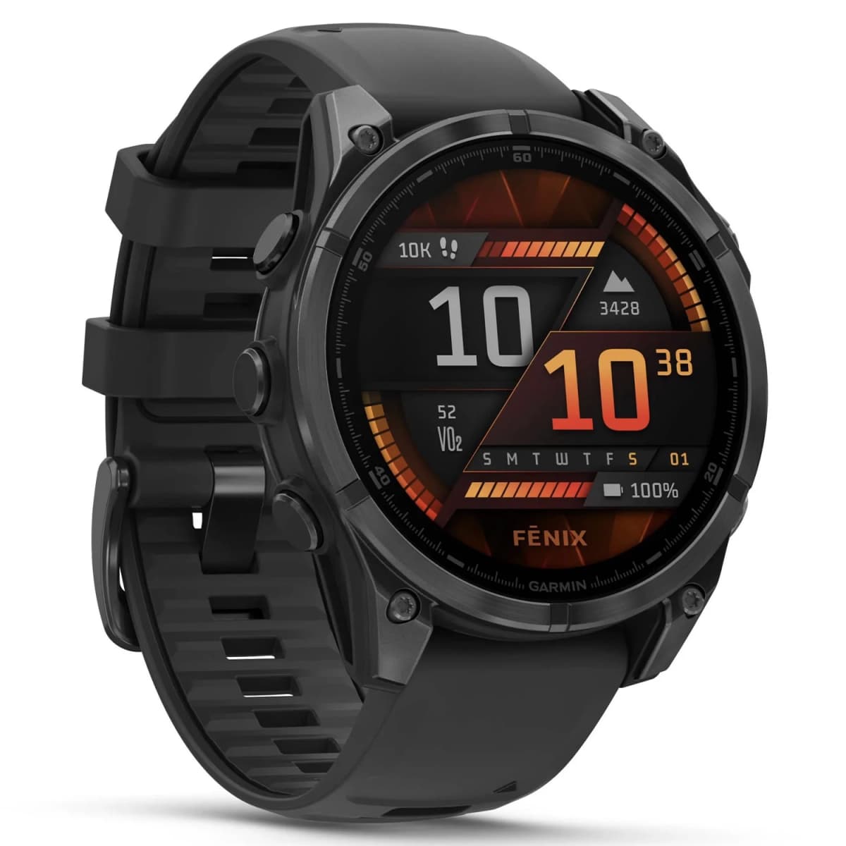 Smartwatch Garmin Fenix 8 Amoled 47mm 010-02904-00 - Cinza