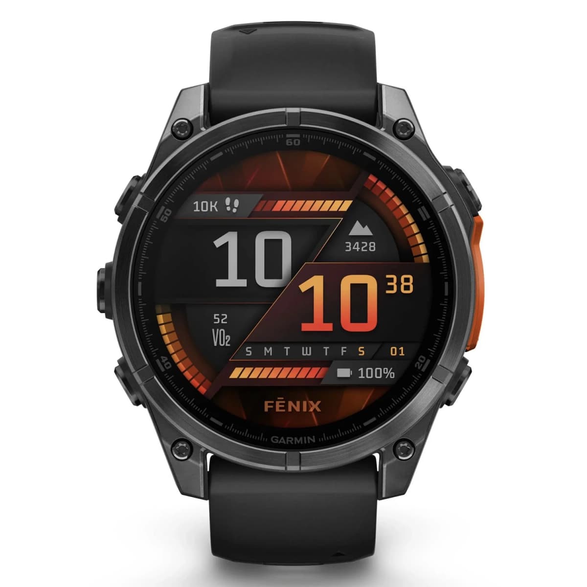 Smartwatch Garmin Fenix 8 Amoled 47mm 010-02904-00 - Cinza