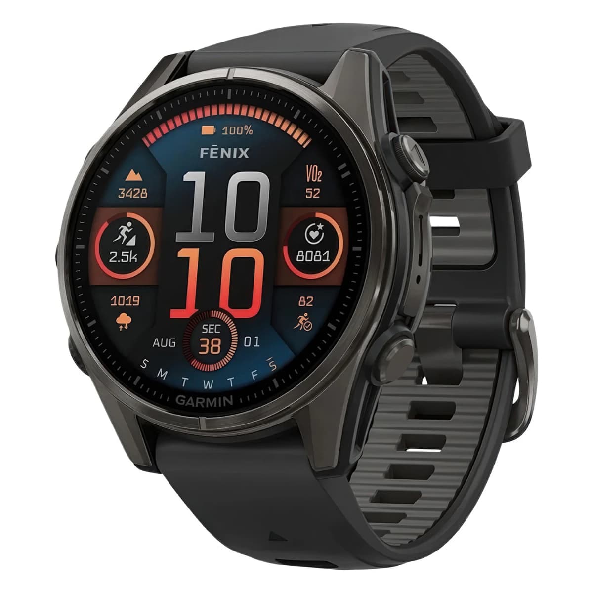 Smartwatch Garmin Fenix 8 Amoled 43mm 010-02903-20 - Cinza