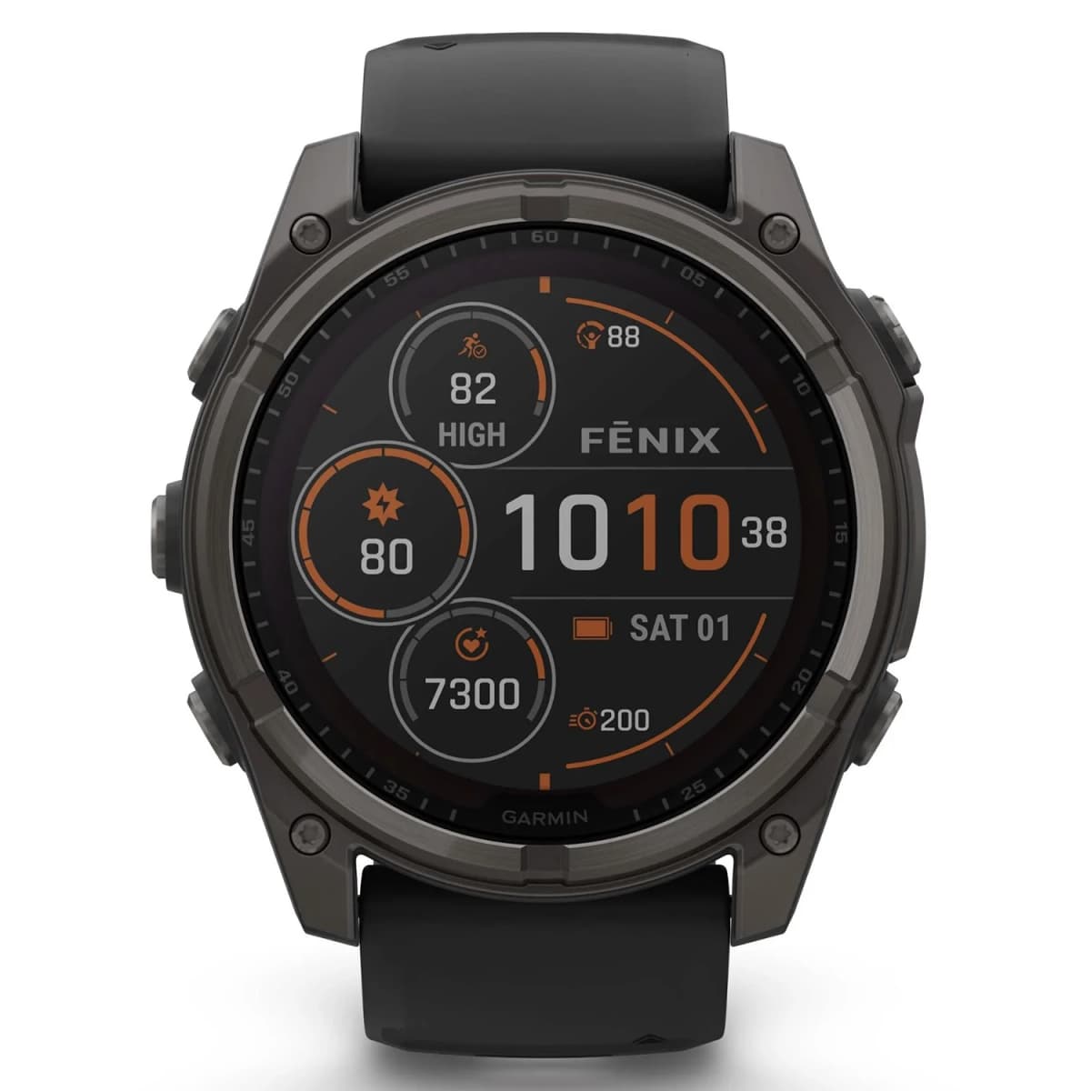 Smartwatch Garmin Fenix 8 Solar Sapphire 47mm 010-02906-10 - Cinza