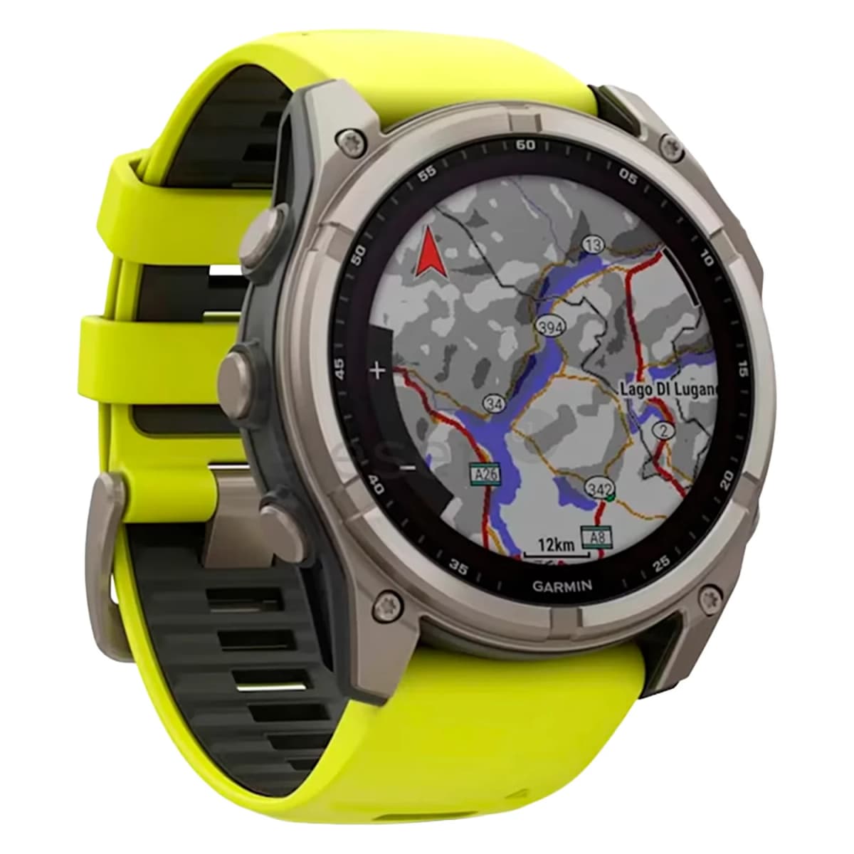 Smartwatch Garmin Fenix 8 Solar Sapphire 010-02907-21 51mm - Titânio Amarelo