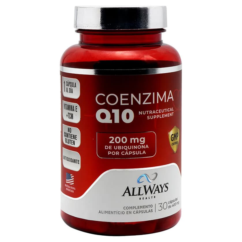 Allways Health Coenzima Q10 200mg 30 Cápsulas
