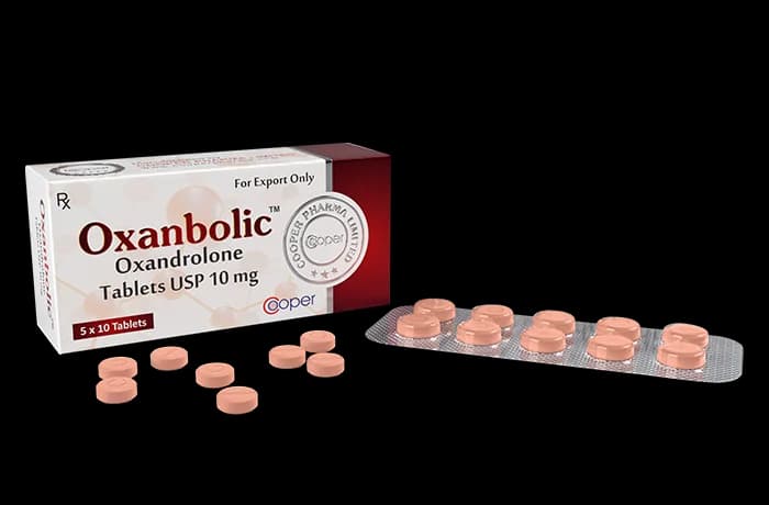 Cooper Oxanbolic Oxandrolona 10mg — 5 comprimidos