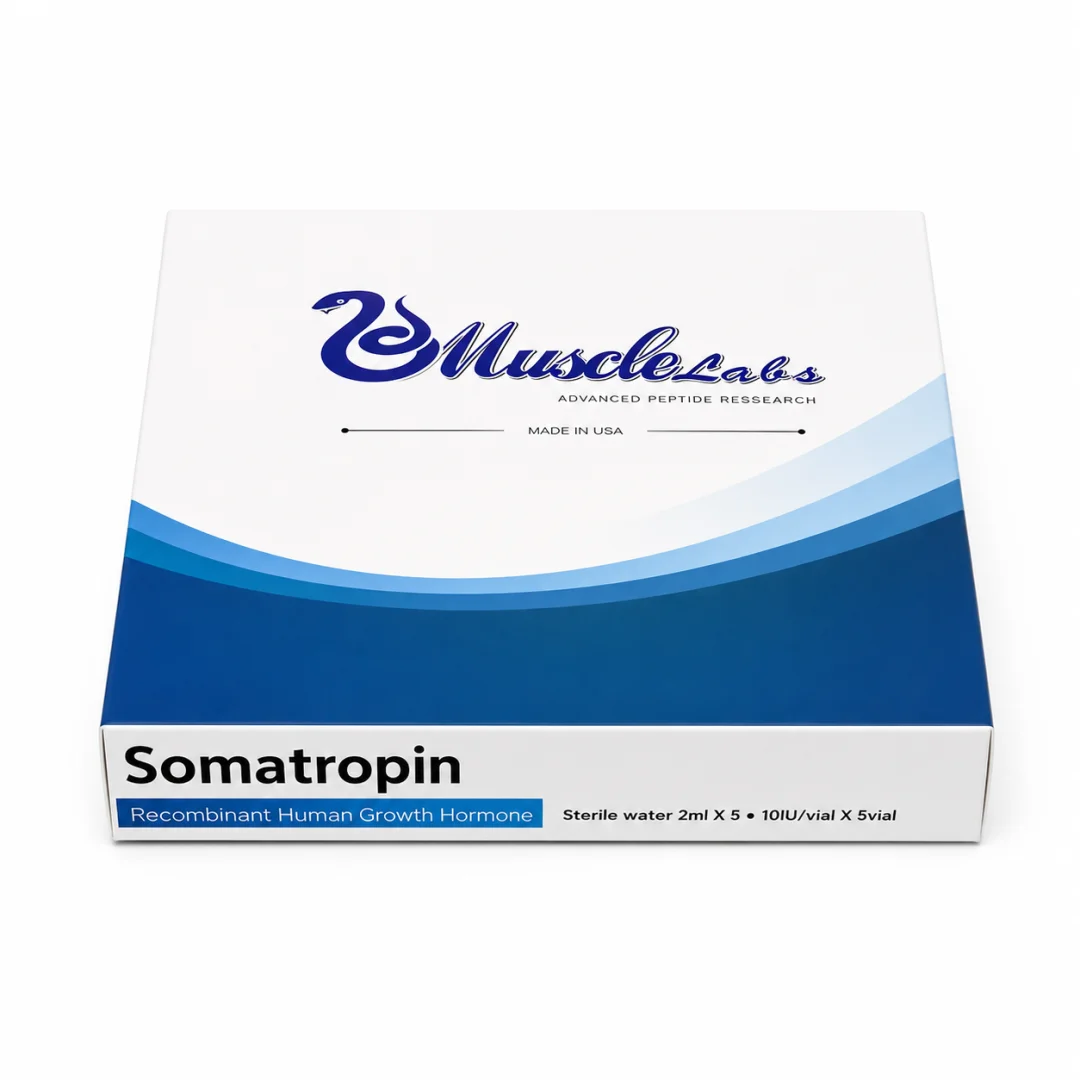 Muscle Somatropin GH 50UI 2ml — 5 ampolas