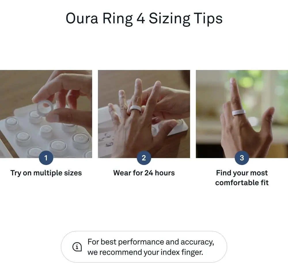 Anel Inteligente Oura Ring 4 Silver Tamanho 10