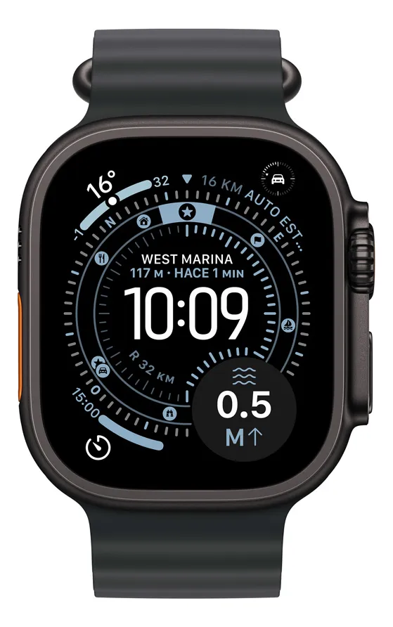 Apple Watch Ultra 3 GPS+Cellular 49mm Titânio Black Ocean Band