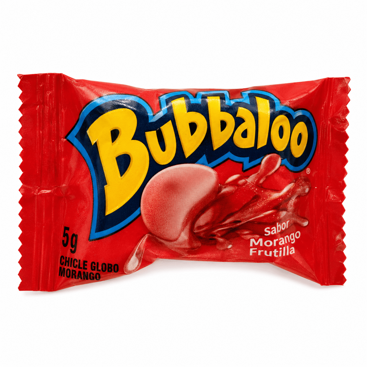 Bubbaloo Chicle 5g Sabor Morango