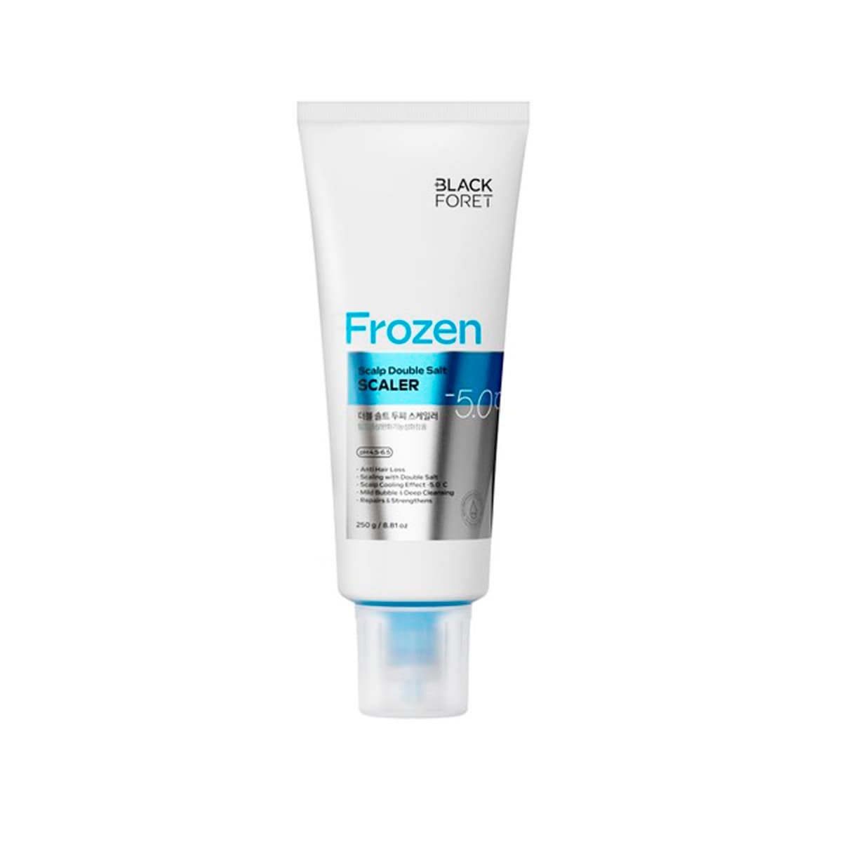 Black foret frozen scalp double salt scaler 250gr