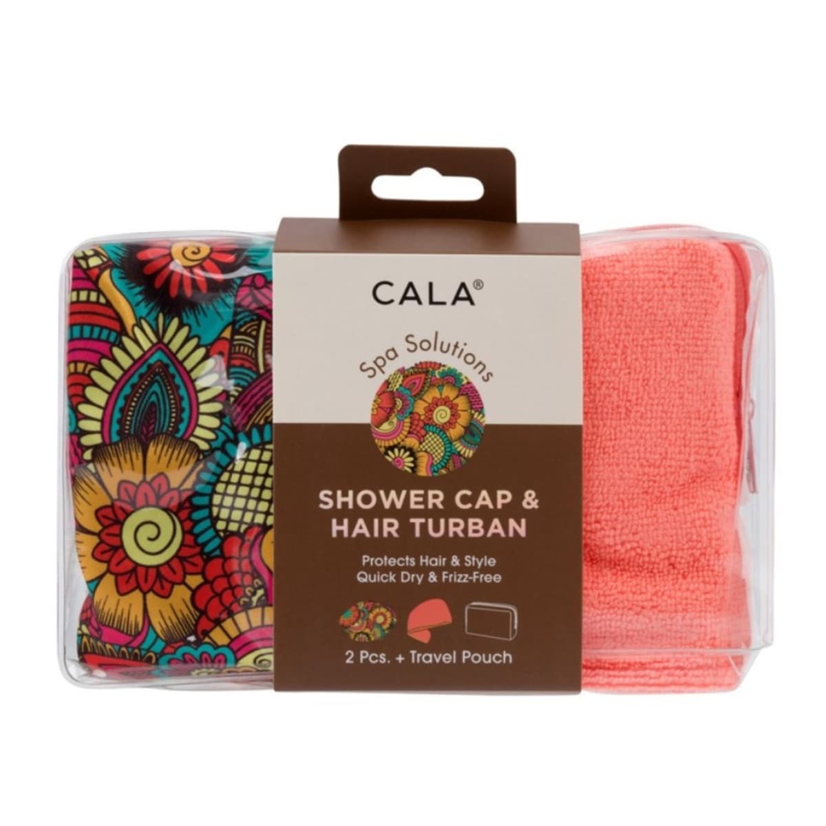 Cala shower cap&hair turbant - flower power