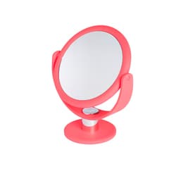 Cala soft touch vanity mirror - coral