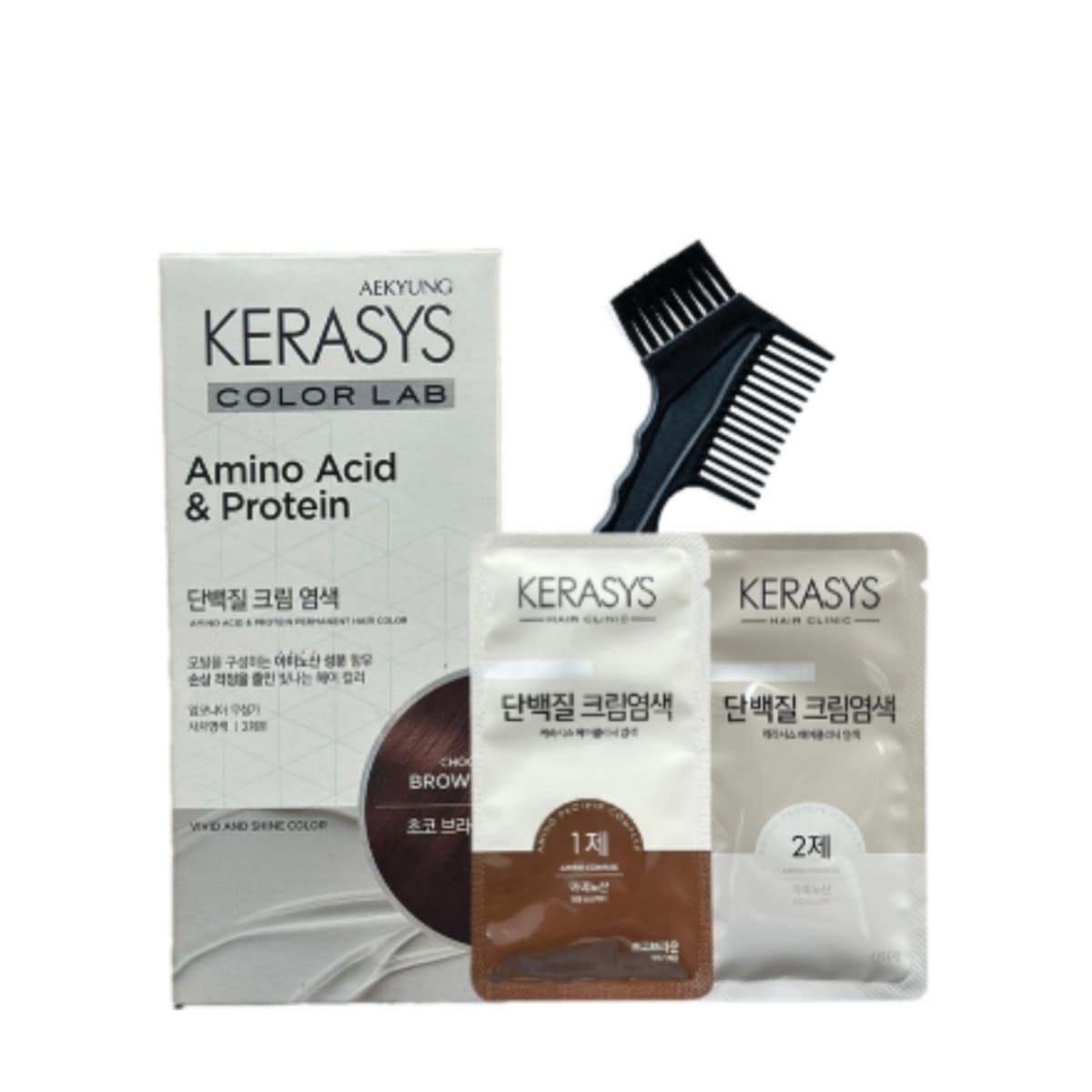 Kerasys color lab amino acid&protein choco brown 20gr