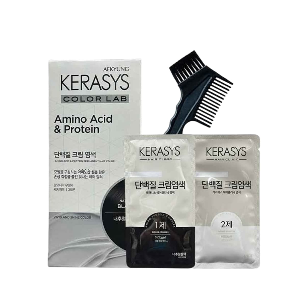 Kerasys color lab amino acid&protein natural black 20gr