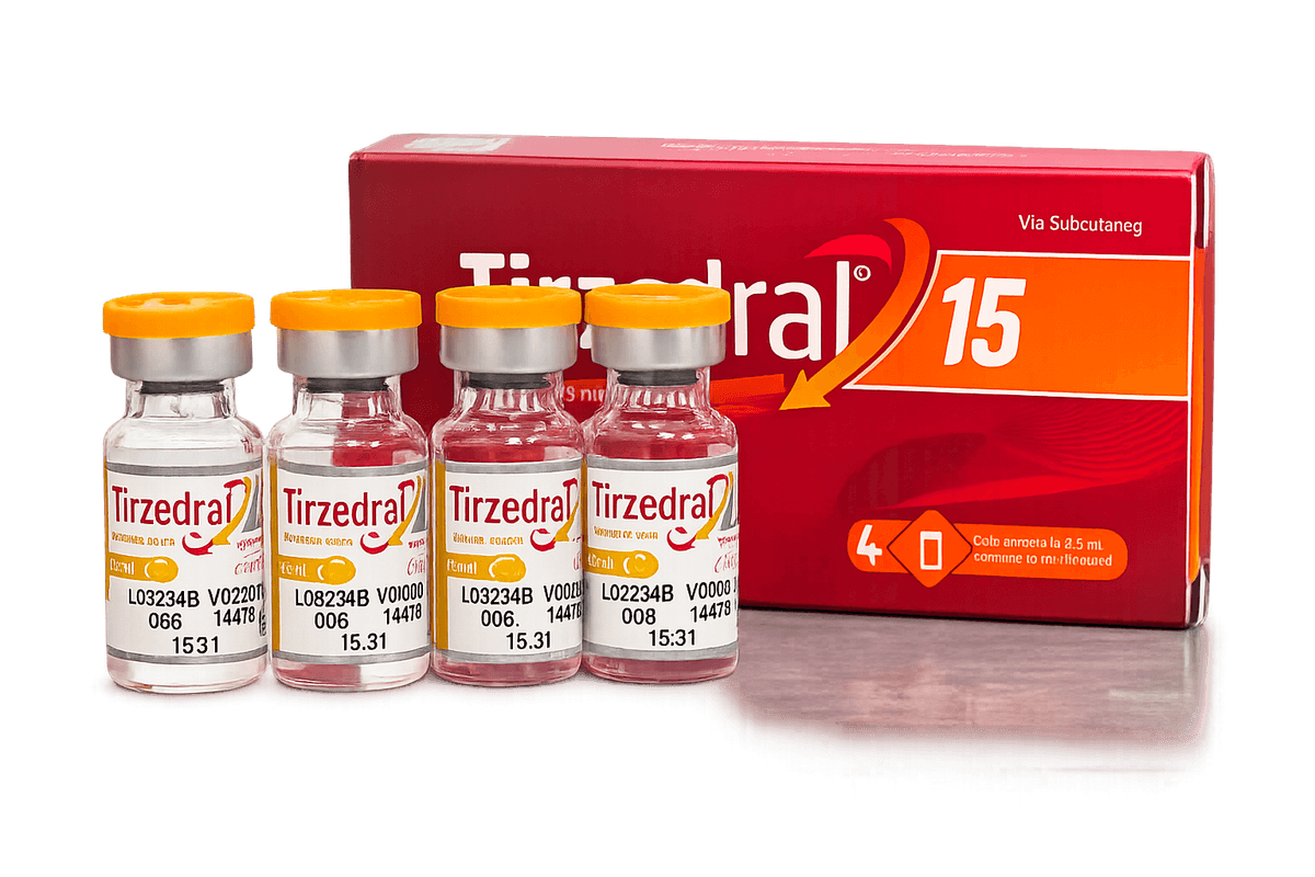 Tirzedral 15mg — 4 Ampolas