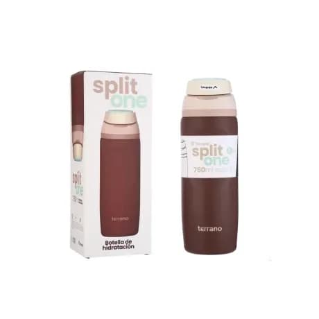 Garrafa split one terrano 750ml marron