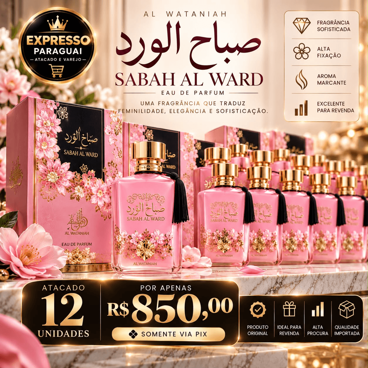 Combo 12x Al Wataniah Sabah Al Ward — foto 1