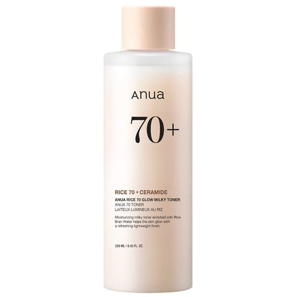 Anua Rice 70 + Ceramide Glow Milky Toner — foto 1