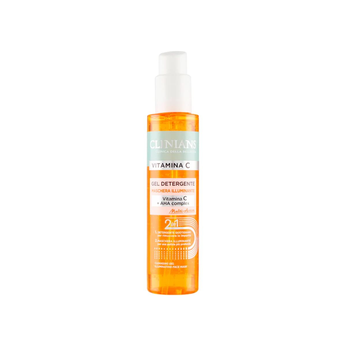Gel clinians detergente vitamina c 2 en 1 150ml