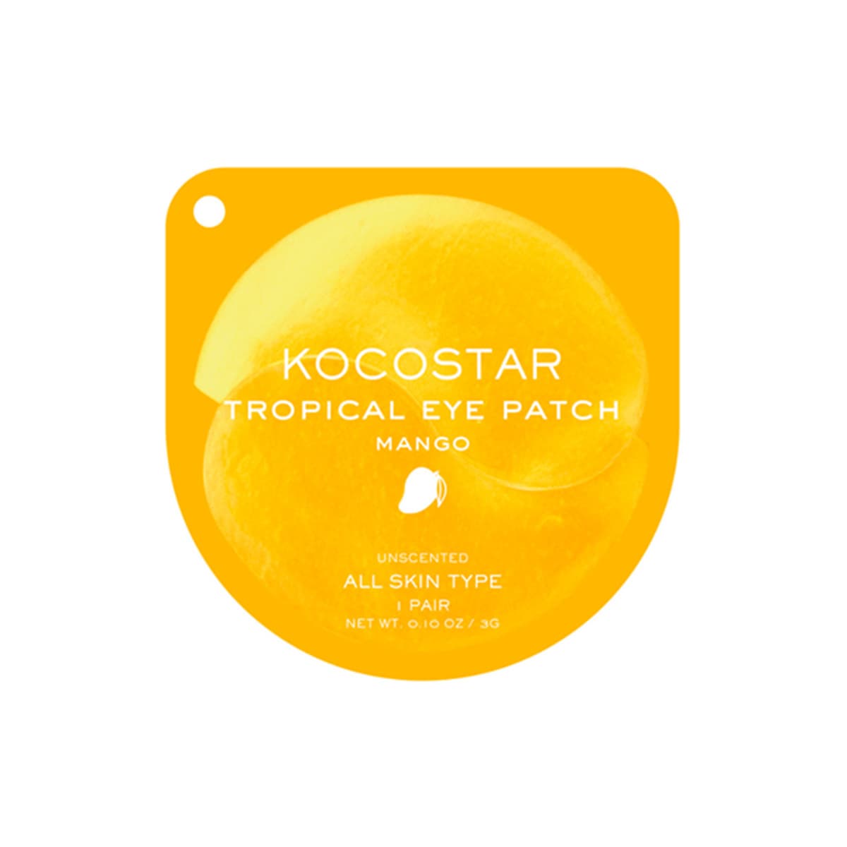 Patch para olhos kocostar tropical mango 3g
