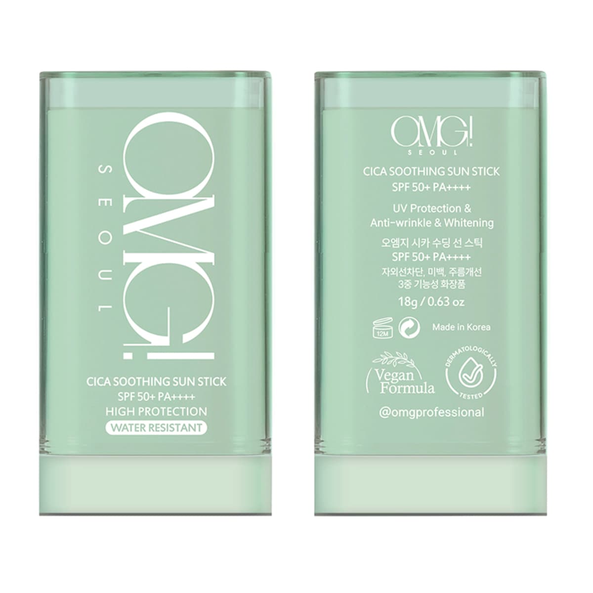Protetor solar stick omg cica soothing spf 50+