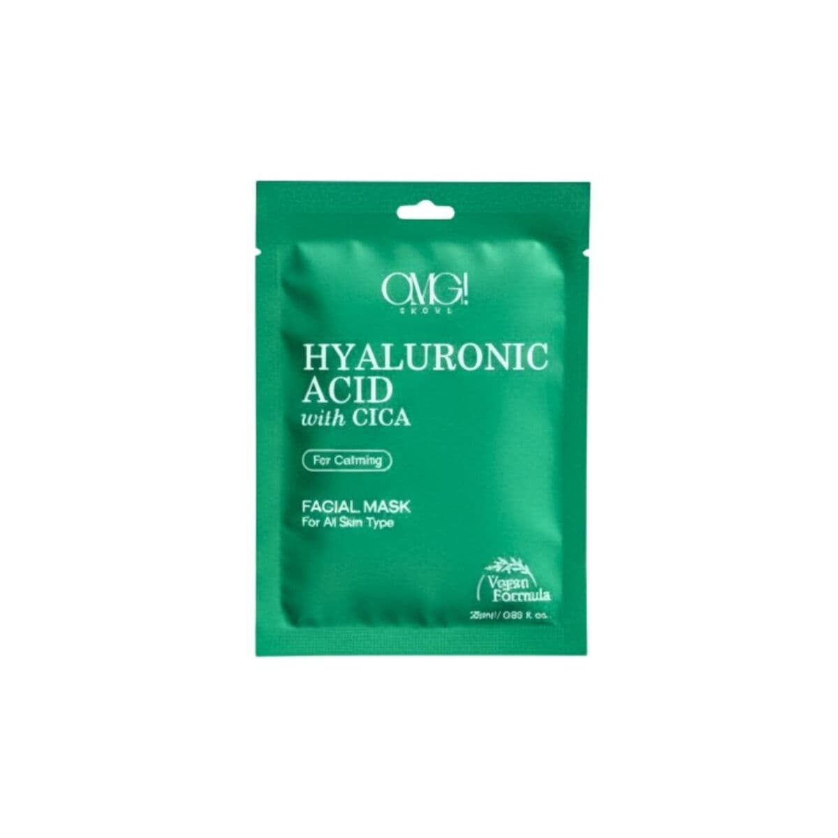 Máscara facial omg hyaluronic acid with cica