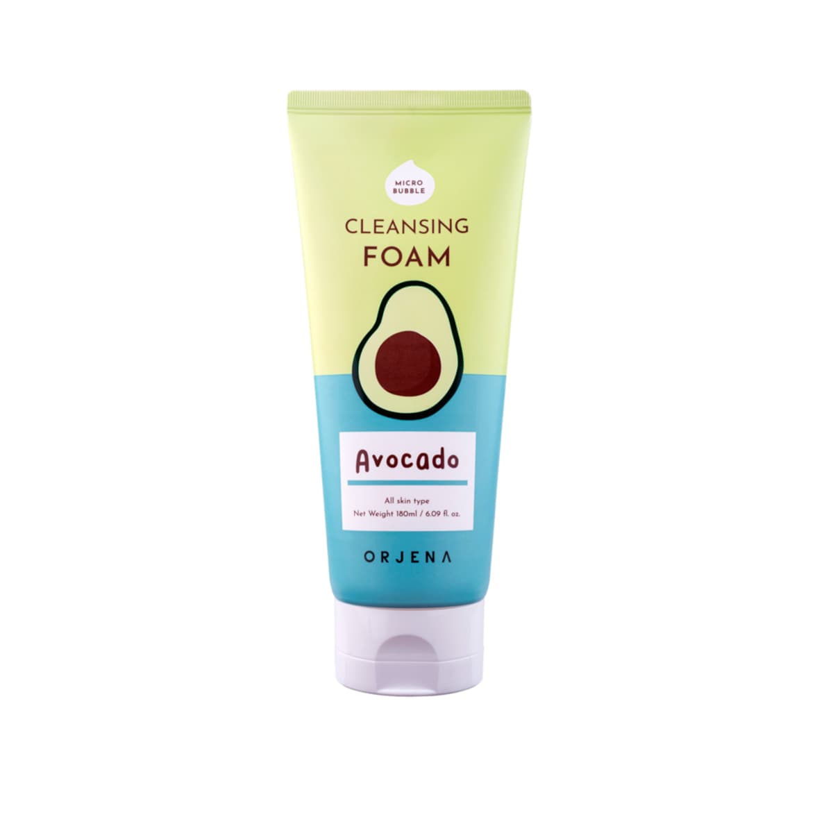 Espuma de limpeza orjena avocado 180ml