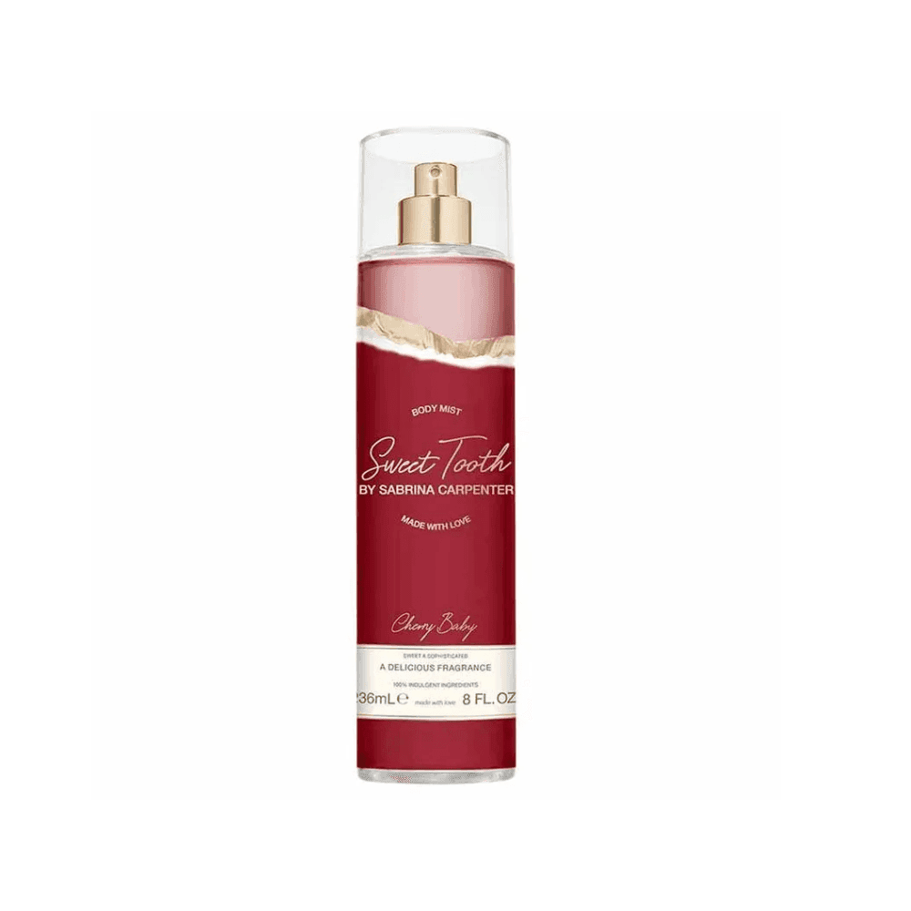 Body Mist Sabrina Carpenter Sweet Tooth Cherry Baby 236ml – Cosméticos