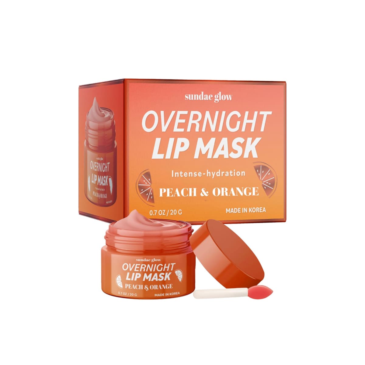 Máscara labial sundae glow polishing -peach&orange 20gr
