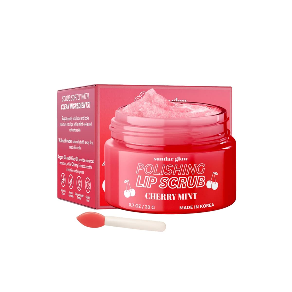 Esfoliante labial sundae glow polishing -cherry mint 20gr