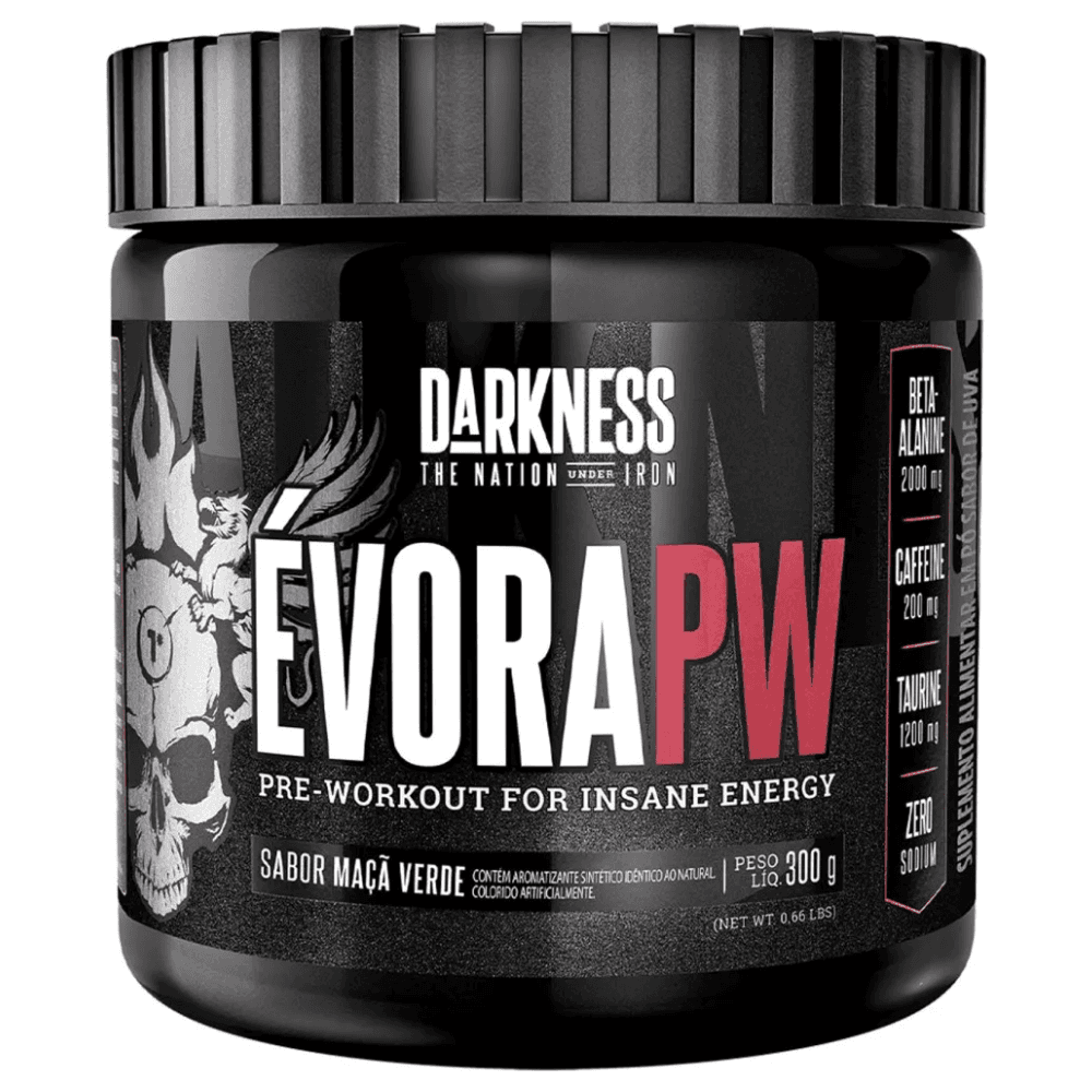Darkness EvoraPW Pre-Workout Maça verde 300g