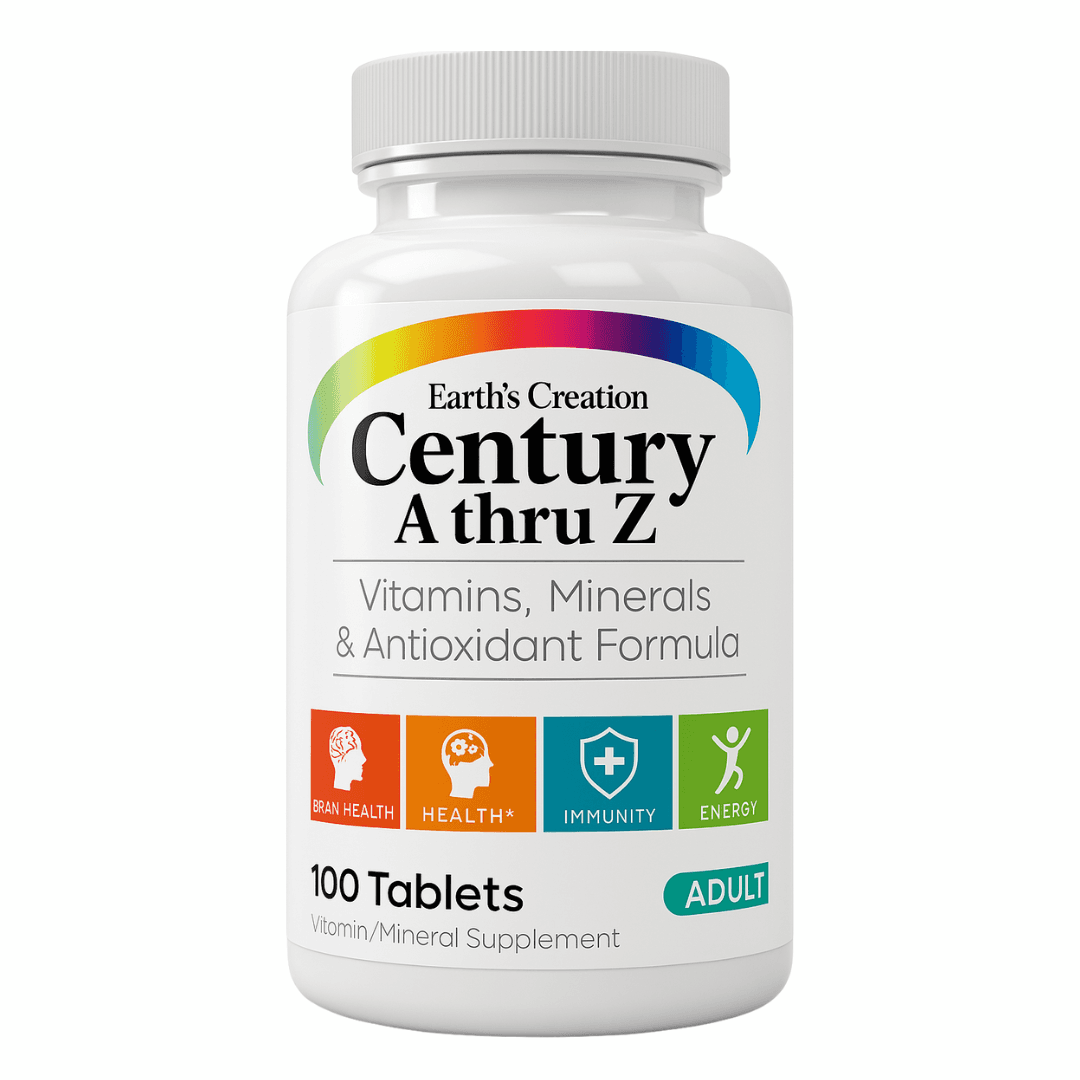 Earth’s Creation Century Vitaminas, Minerais e Anrioxidant Formula 100 Cápsulas