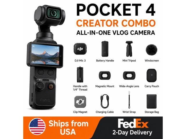 DJI Osmo Pocket 4 Creator Combo