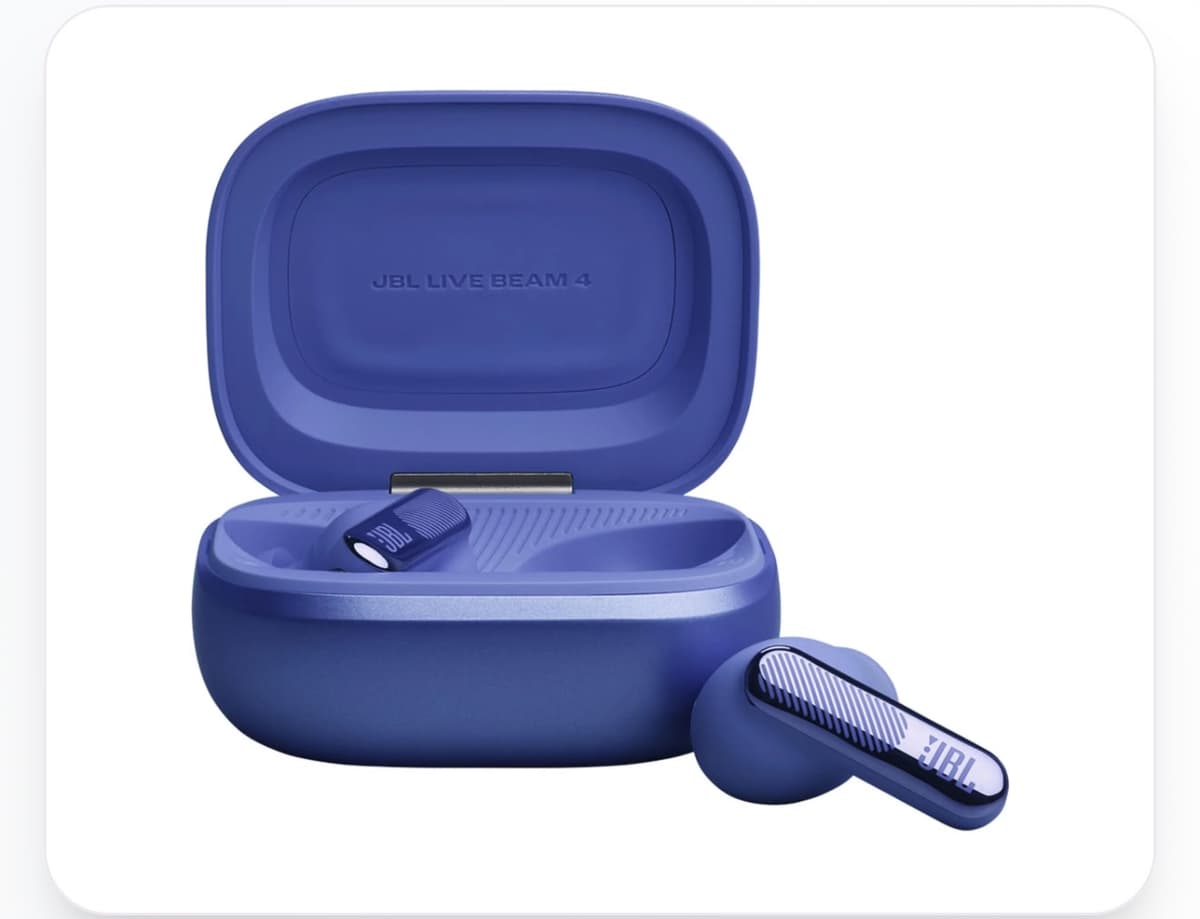 Fone JBL Live Beam 4 Bluetooth Azul