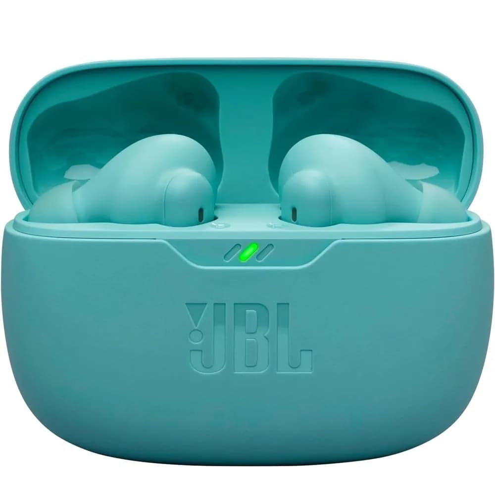 Fone de ouvido JBL vibe beam 2 blue