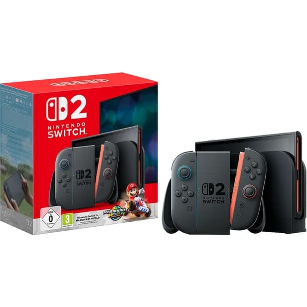 Console Nintendo Switch 2 256GB Gray + Mario Kart World – Eletrônicos