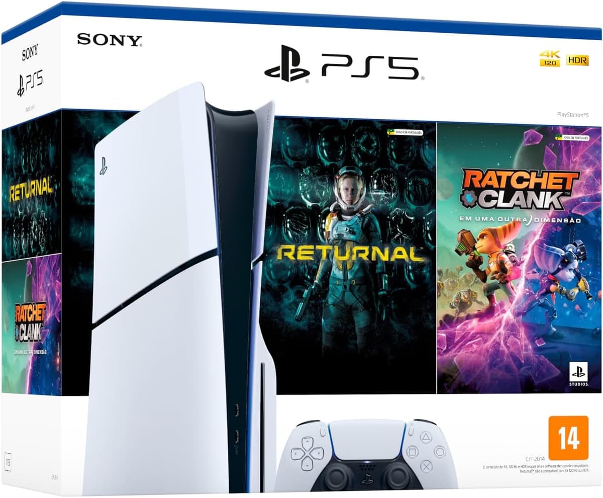 Sony PlayStation 5 Slim Disk 1TB – Eletrônicos