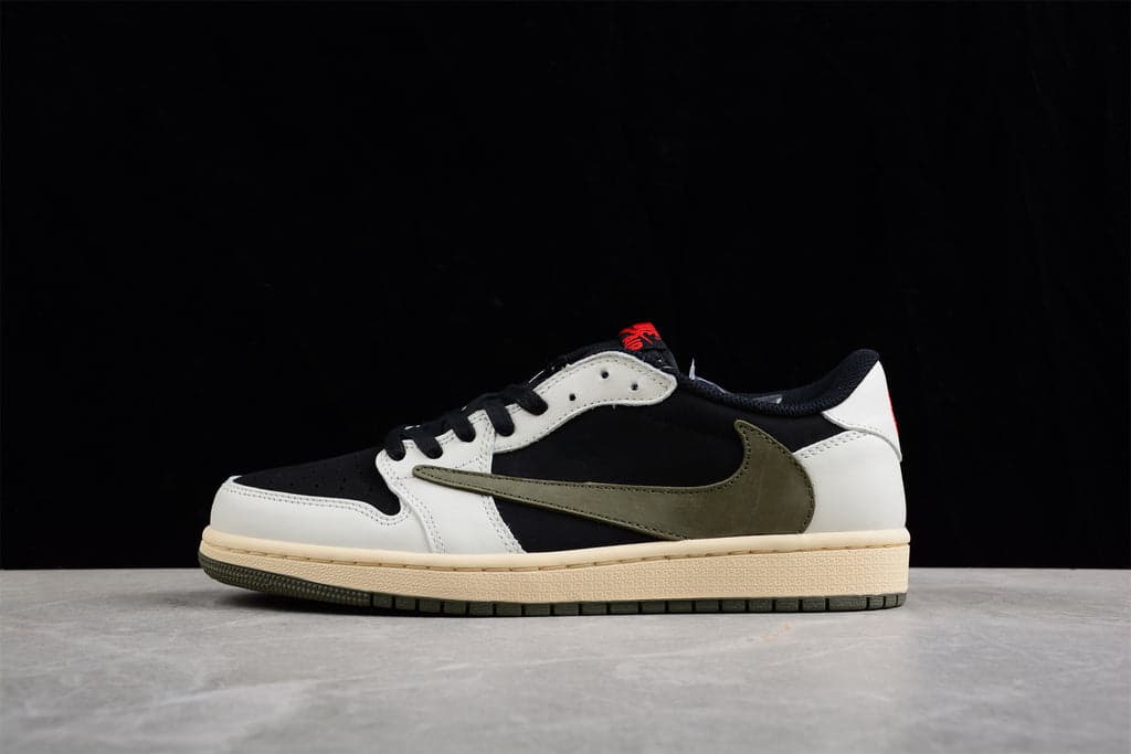 Jordan 1 Retro Low OG SP Travis Scott Olive DZ4137-106.