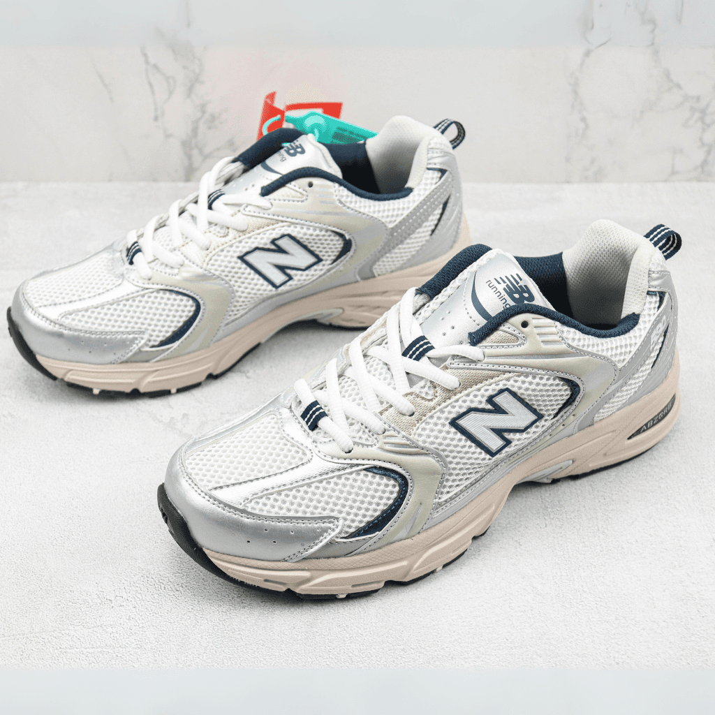 NEW BALANCE 530 WHITE SILVER NAVY WR530KA