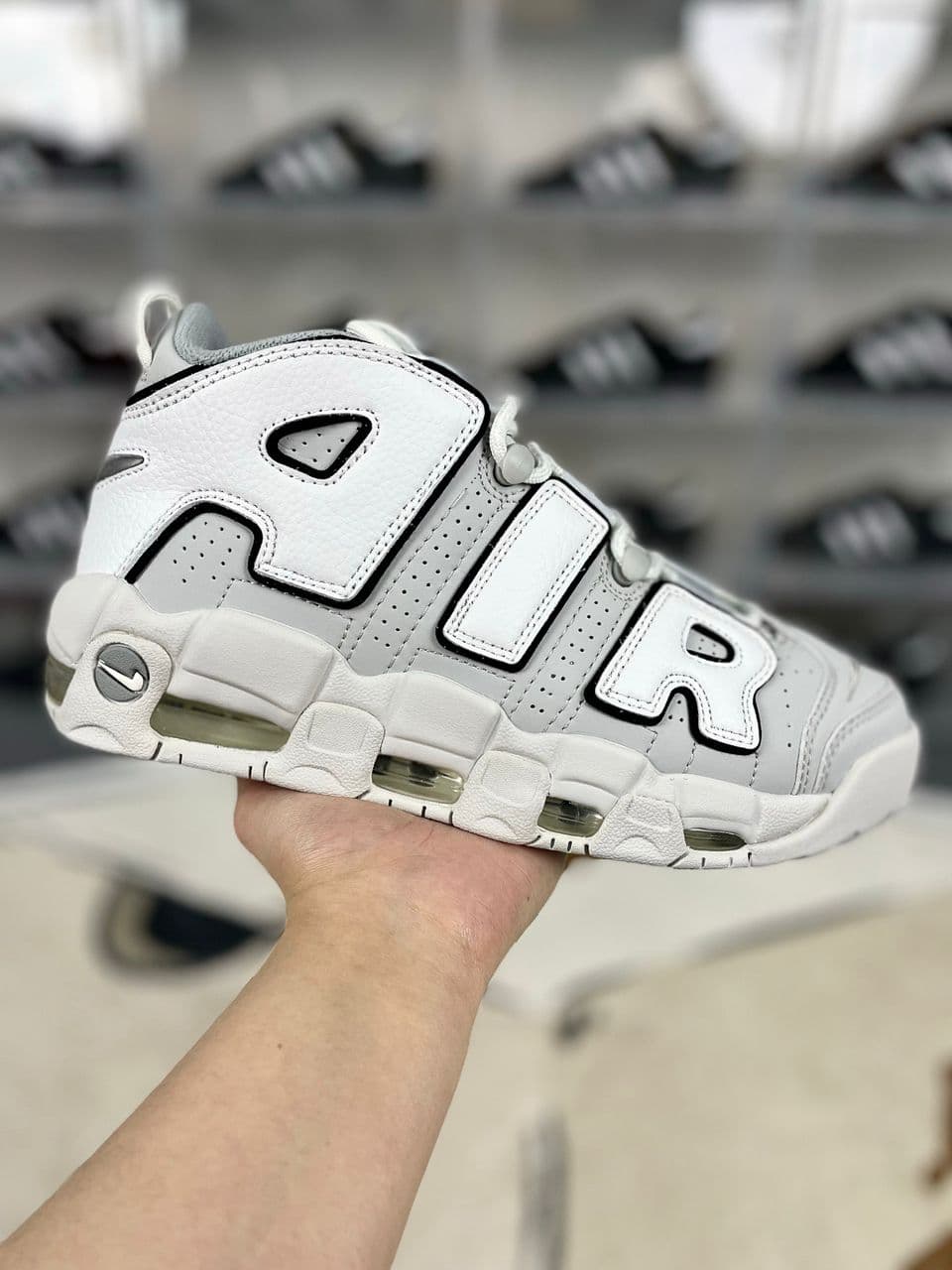 Nike Air More Uptempo White .