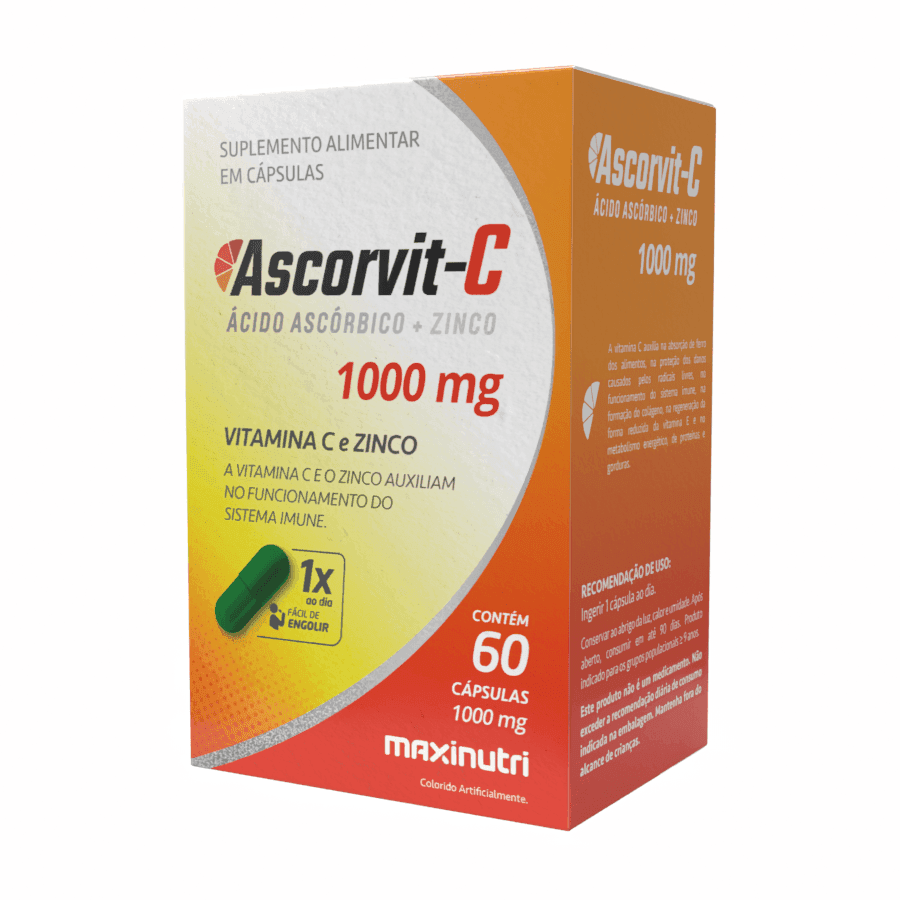 Maxinutri Ascorvit-C 60 Cápsulas