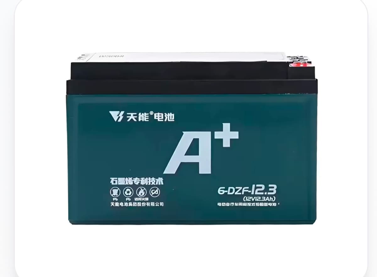 Bateria A+ 6-DZF-12.3 Para Moto Elétrica 12V 12.3Ah Recarregável
