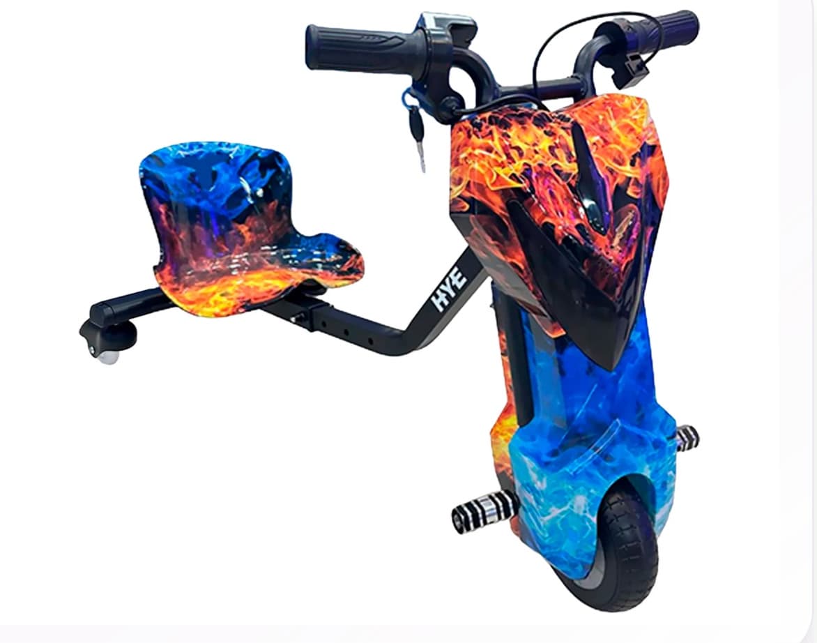 Triciclo Elétrico HYE Drift Car HYE-TR01 Ice Fire
