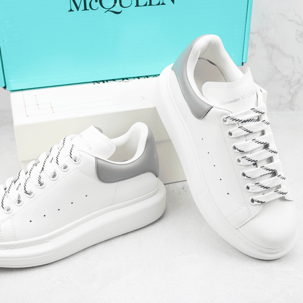 Alexander McQueen Branco Cinza