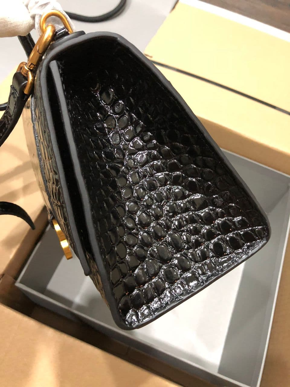 Balenciaga Hourglass Handbag XS