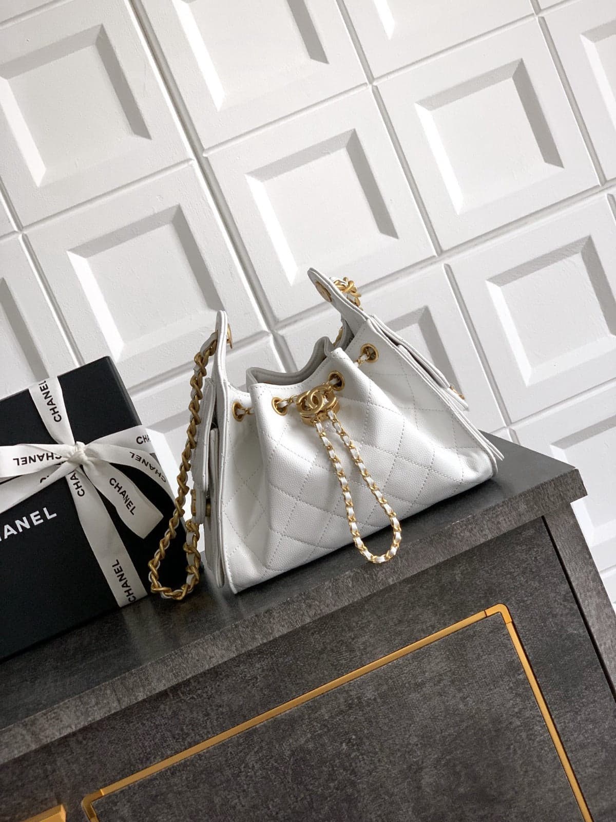 Bolsa CHANEL 25 Mini White